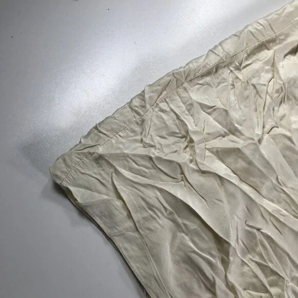 Vintage Sonia Rykiel Lingerie Nightgown Womens Large Cream Colored Lace Peplum - Picture 4 of 10